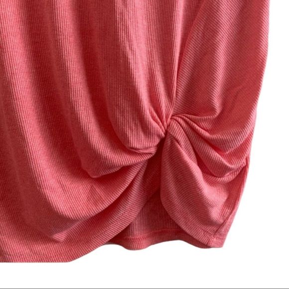 Green Tea Tie Front Short Sleeve Shirt NWT - Picture 3 of 4